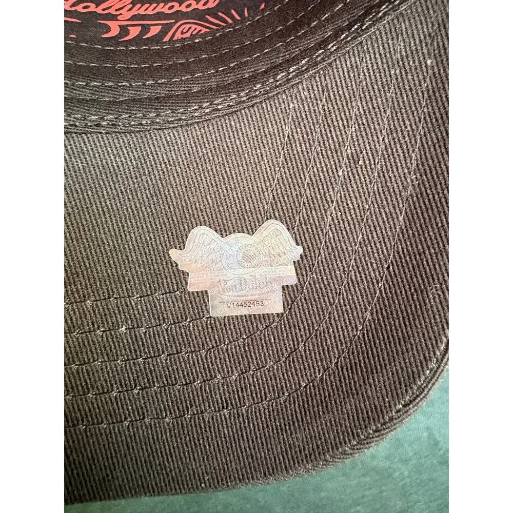 Iconic Von Dutch Black Trucker Hat with Broken Heart Patch